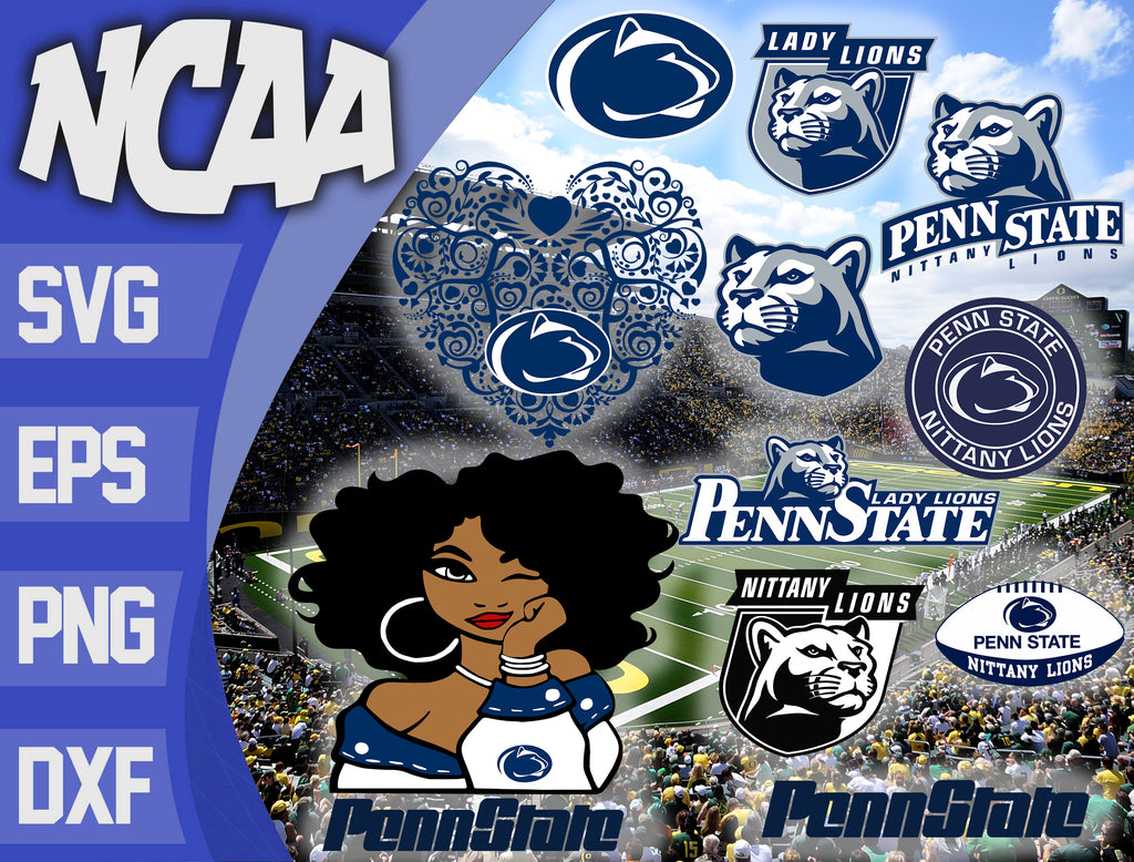 Penn State Hex Code Color Bundle Penn State Nittany Lions svg eps dxf png file , Bundle NCAA ...