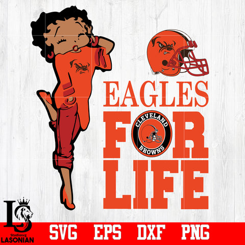 Pettty Boop Cleveland Browns 2 svg,eps,dxf,png file