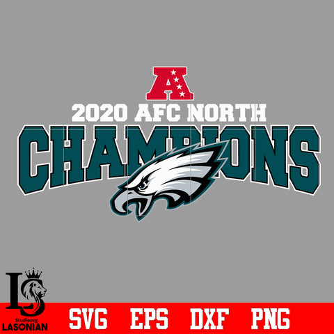 Philadelphia Eagles 2020 AFC North Champions Svg Dxf Eps Png file