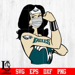Philadelphia Eagles Wonder Woman Svg Dxf Eps Png file Svg Dxf Eps Png file