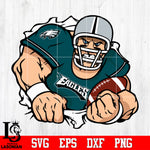 Philadelphia Eagles football player Svg Dxf Eps Png file