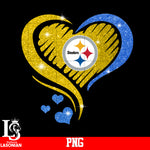 Pittsburgh Steelers Heart PNG file