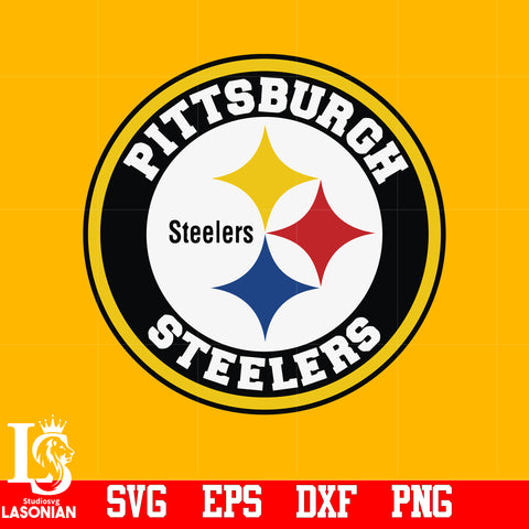 Pittsburgh Steelers circles svg,eps,dxf,png file