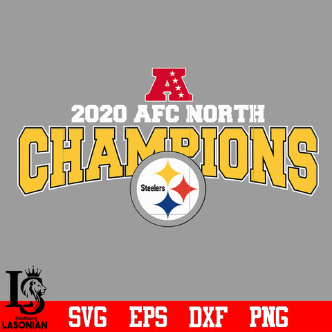 Pittsburgh Steelers 2020 AFC North Champions Svg Dxf Eps Png file
