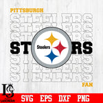Pittsburgh Steelers Fan svg eps dxf png file