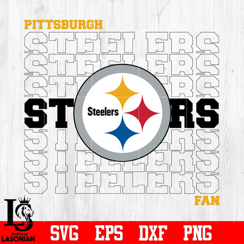Pittsburgh Steelers Fan svg eps dxf png file