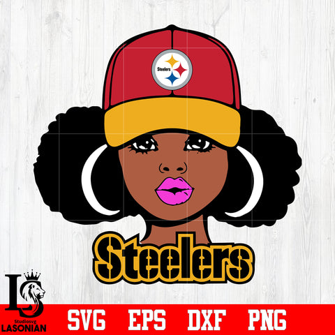 Pittsburgh Steelers Girl svg eps dxf png file