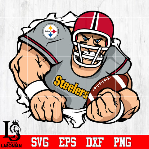 Pittsburgh Steelers football player Svg Dxf Eps Png file