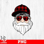Plaid santa png file
