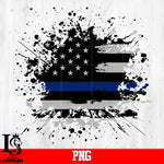 Police ink drop mask PNG file