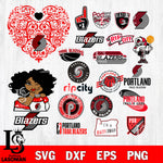 Portland Trail Blazers svg eps dxf png file