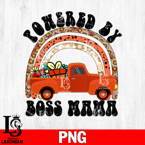 Powered by boss mama  Png file