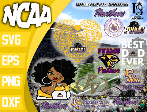 Prairie View A&M Panthers svg,bundle Prairie View A&M Panthers svg eps dxf png file, bundle ncaa svg, ncaa svg