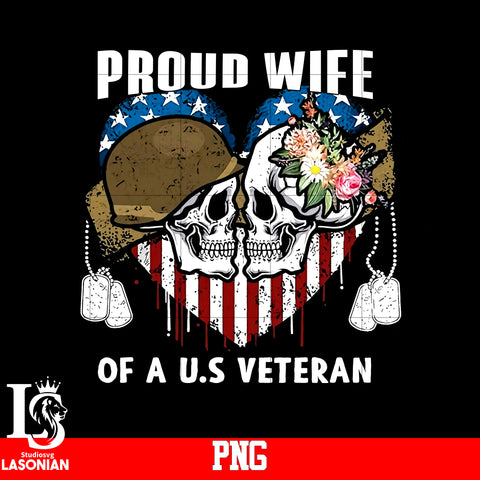Proud Wife of A U.s Veteran PNG file