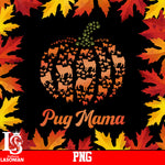 Pug Mama PNG file