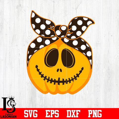 Pumpkin face svg eps dxf png file