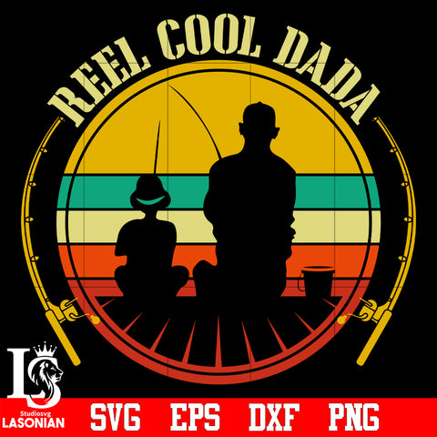 Reel cool DADA svg eps dxf png file
