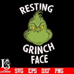 Resting Grinch face svg, png, dxf, eps digital file NCRM13072030