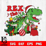 Rex The Halls  svg eps dxf png file , Digital download