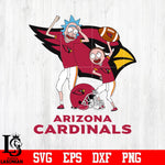 Rick and Morty Arizona Cardinals svg eps dxf png file
