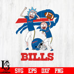 Rick and Morty Buffalo Bills svg eps dxf png file