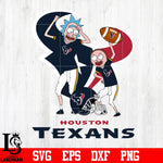 Rick and Morty Houston Texans svg eps dxf png file