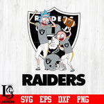 Rick and Morty Las Vegas Raiders svg eps dxf png file