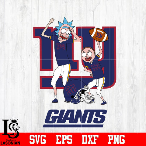 Rick and Morty New York Giants svg eps dxf png file
