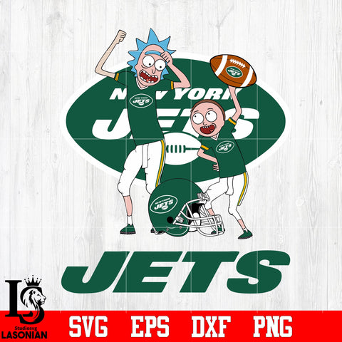 Rick and Morty New York Jets svg eps dxf png file