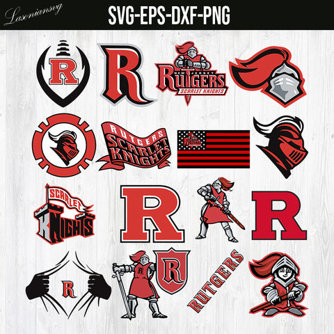 Rutgers Scarlet Knights SVG file, PNG file, DXF file, EPS file