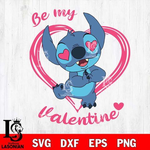 STITCH valentine's 3 svg , STITCH valentine's day svg eps dxf png file, digital download