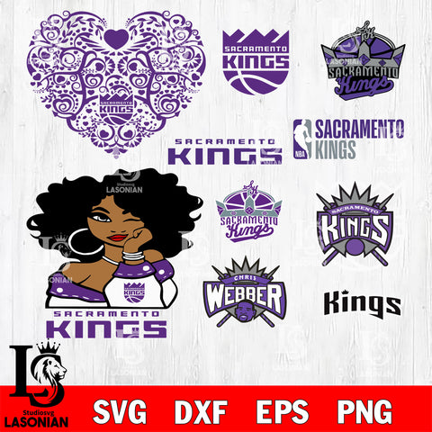 bundle Sacramento Kings svg eps dxf png file