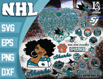 Bundle NHL svg, bundle logo San Jose Sharks svg dxf eps png file
