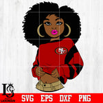 San Francisco 49ers Girl Svg Dxf Eps Png file