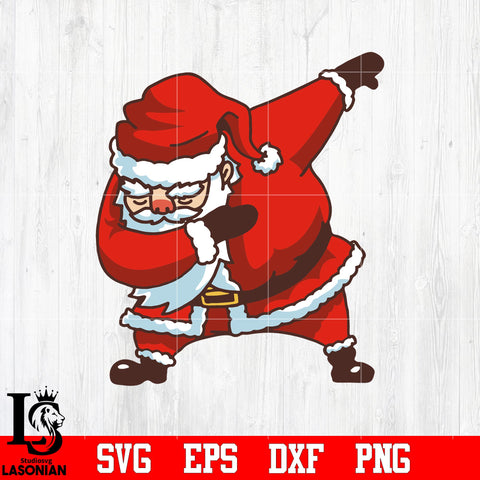 Santa claus dab svg eps dxf png file