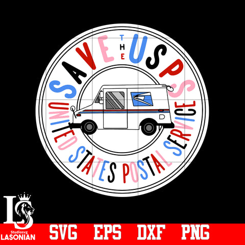Save The USPS svg,eps,dxf,png file