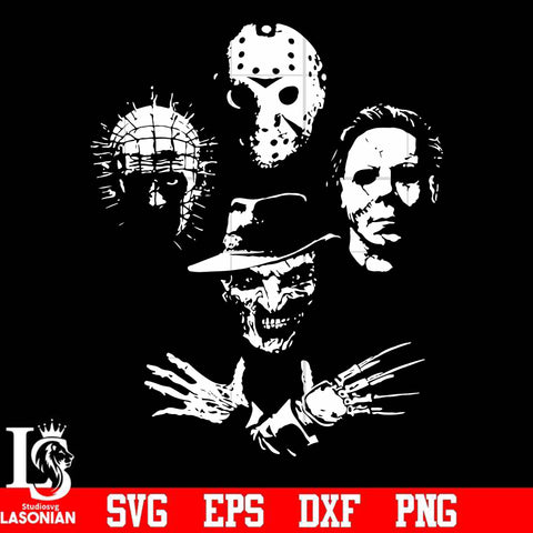 Scary Friends Horror svg, Halloween svg, png, dxf, eps digital file