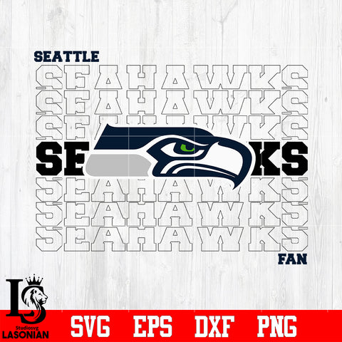 Seattle Seahawks Fan svg eps dxf png file