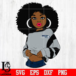 Seattle Seahawks Girl Svg Dxf Eps Png file
