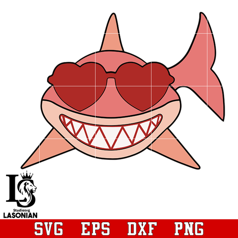 Shark Shades Cool Svg,Shark  eps,Shark dxf,Shark png file
