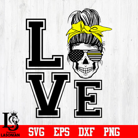 Skull dispatcher svg eps dxf png file