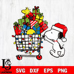 Snoopy Christmas svg eps dxf png file, digital download