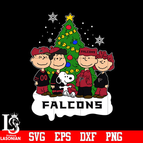 Snoopy The Peanuts Atlanta Falcons Christmas svg eps dxf png file.jpg