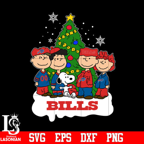 Snoopy The Peanuts Buffalo Bills Christmas svg eps dxf png file.jpg