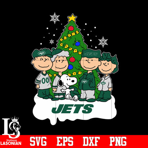 Snoopy The Peanuts New York Jets Christmas svg eps dxf png file.jpg