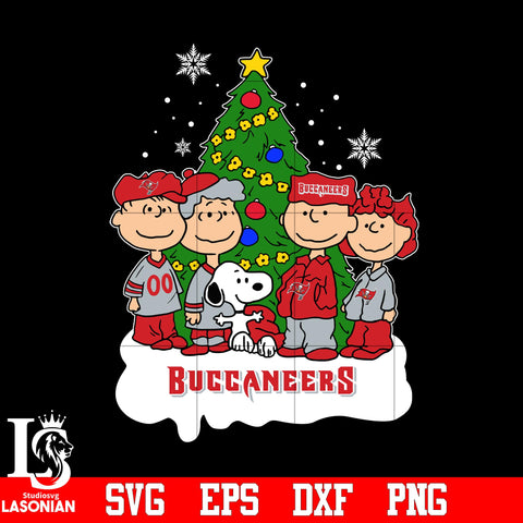Snoopy The Peanuts Tampa Bay Buccaneers Christmas svg eps dxf png file.jpg