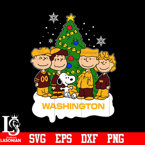 Snoopy The Peanuts Washington Football Team Christmas svg eps dxf png file.jpg