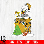 Snoopy merry christmas NFL Jacksonville Jaguars svg eps dxf png file