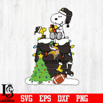 Snoopy merry christmas NFL Minnesota Vikings svg eps dxf png file