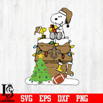 Snoopy merry christmas NFL New Orleans Saints svg eps dxf png file